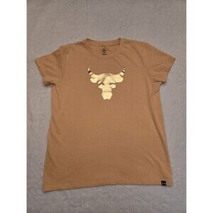 Under Armour Project Rock Heavyweight Top Large $45 Yellow